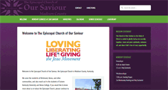 Desktop Screenshot of oursaviourky.org